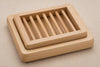 Two Piece Wooden Soap Tray