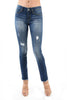 Edgy & Destroyed Skinny Jean