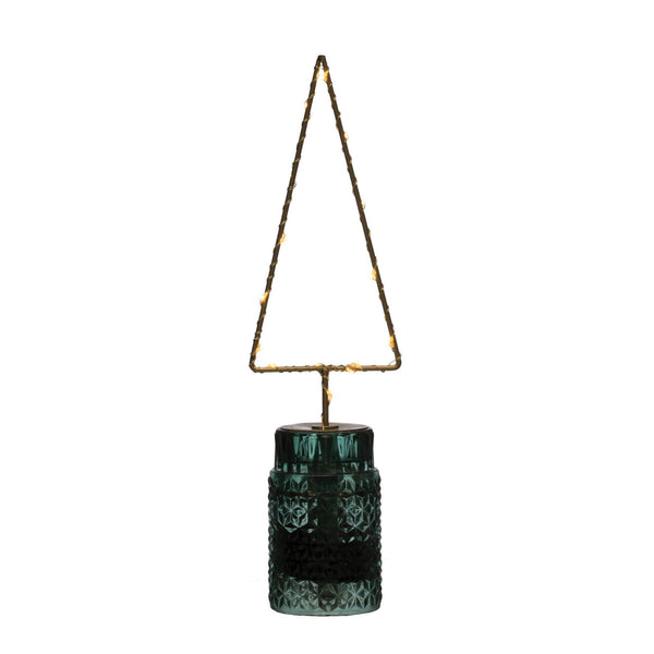 LED Metal & Glass Tree