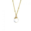 Gold Trinket Stone Necklace