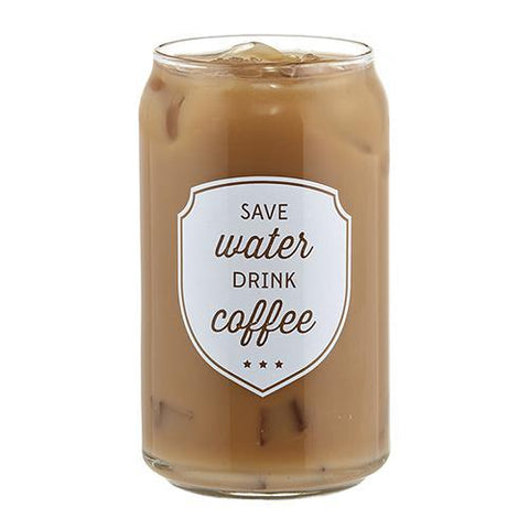 Save Water Iced Coffee Cup