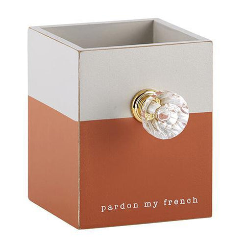 Pardon My French Pen Holder