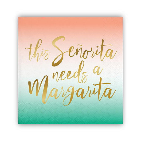 Margarita Cocktail Napkin