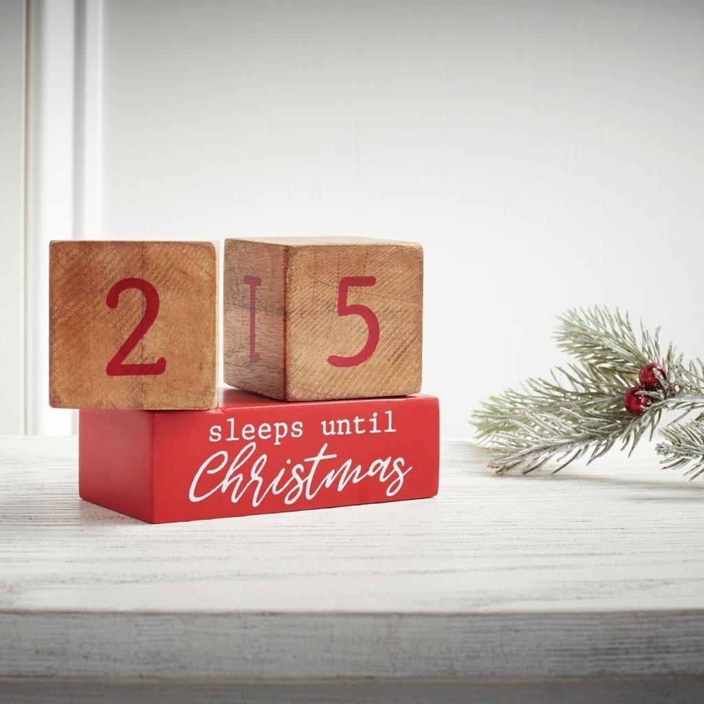 Christmas Countdown Block Set