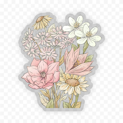 Spring Flowers Sticker