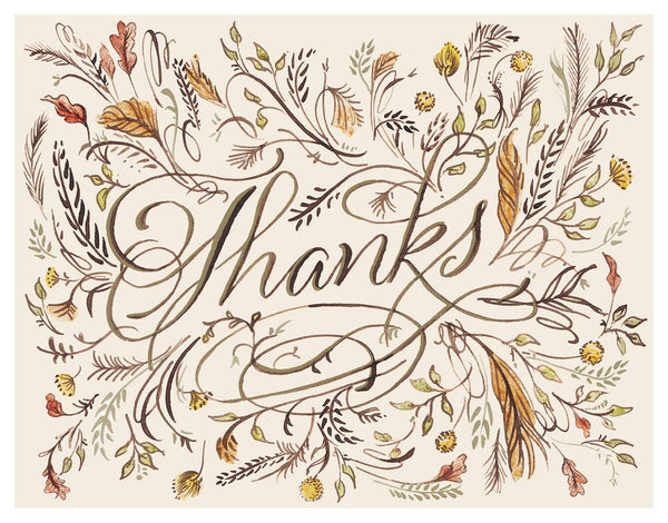 Thanks Card
