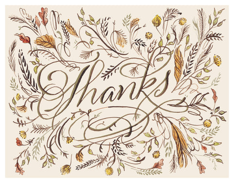 Thanks Card