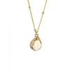 Gold Trinket Stone Necklace