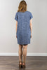 Blue Panel Dress
