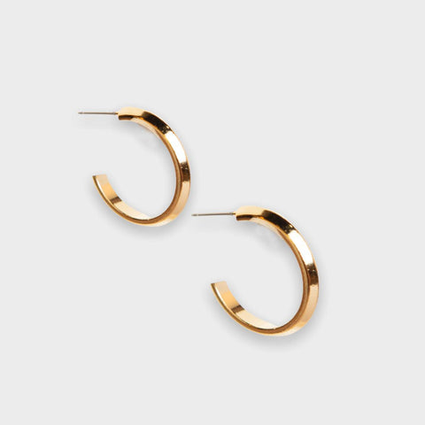 Classic Hoop Post Earring