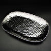 Silver Porcelain Oval Tray