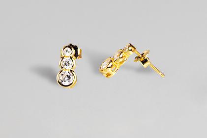 Trio 18K Earring