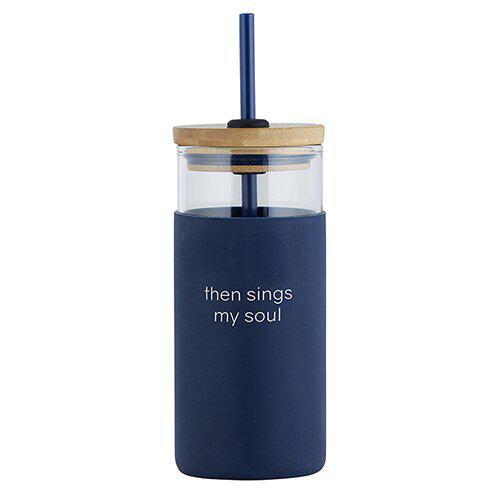 Then Sings My Soul Glass Tumbler