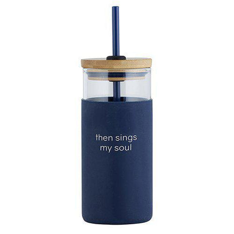 Then Sings My Soul Glass Tumbler