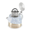 Harper Blue Floral Ceramic Teapot & Infuser