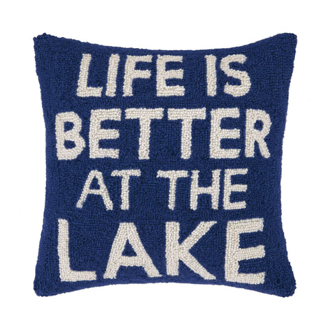 Life is Better at the Lake Pillow