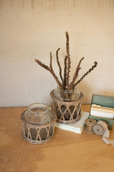Wicker Vase