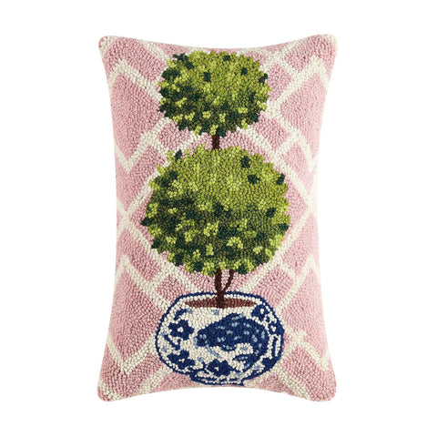 Pink Topiary Pillow