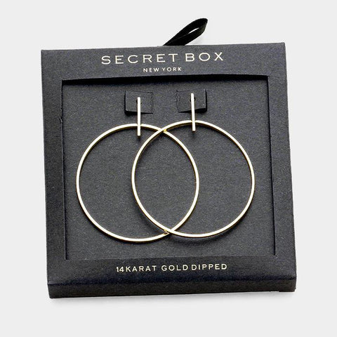 Metal Bar Hoop Gift Box