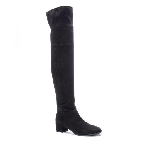 Felix Over the Knee Black Boot