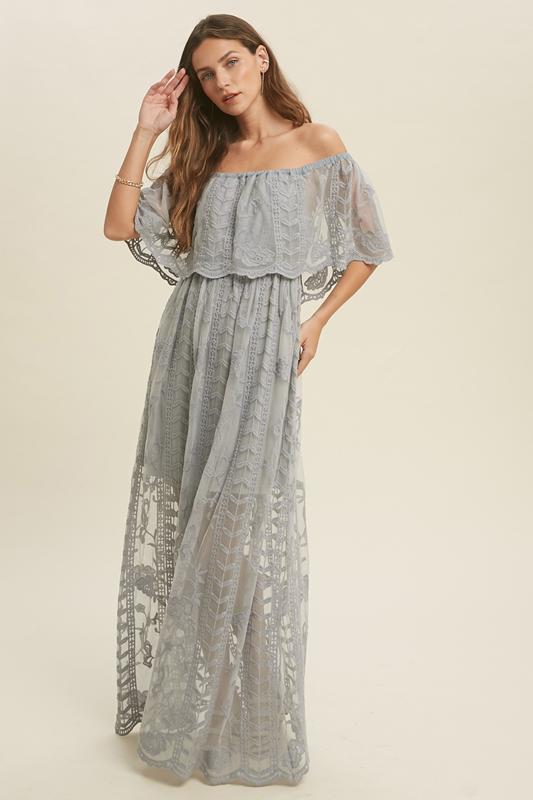 Cloud Lace Maxi