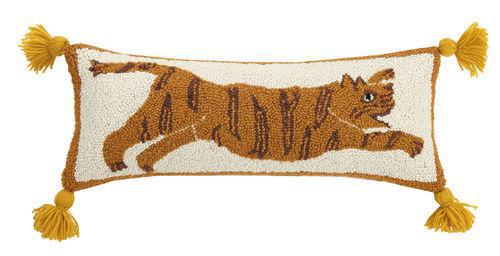 Tiger Pom Pom Pillow