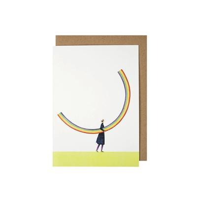 Rainbow Girl Greeting Card