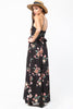 Bella Peplum Maxi Dress