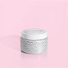 Volcano White Printed Travel Tin