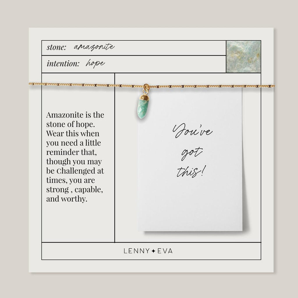 Berklee Necklace, Amazonite