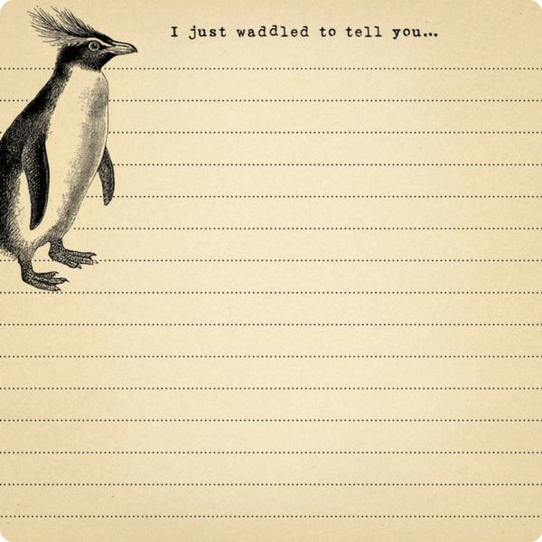 Mini Penguin Notepad