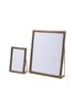 Antique Brass Framed Mirror