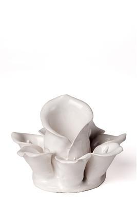 Floral Pottery Votive