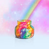 Volcano Rainbow Watercolor Petite Jar Candle