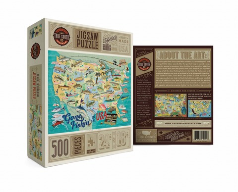 Gone Fishing in the USA Puzzle
