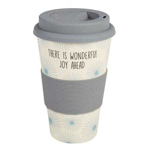 There is Wonderful Joy Ahead Bamboo Mug