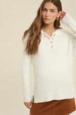 Collar Fuzzy Ivory