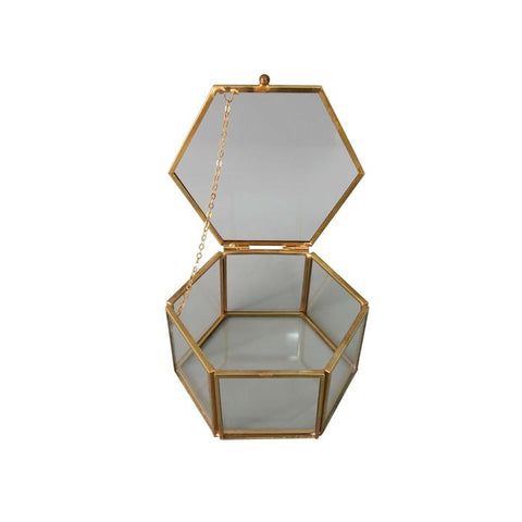 Copper Hex Keepsake Box