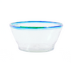 Blue Rim Glass Bowl