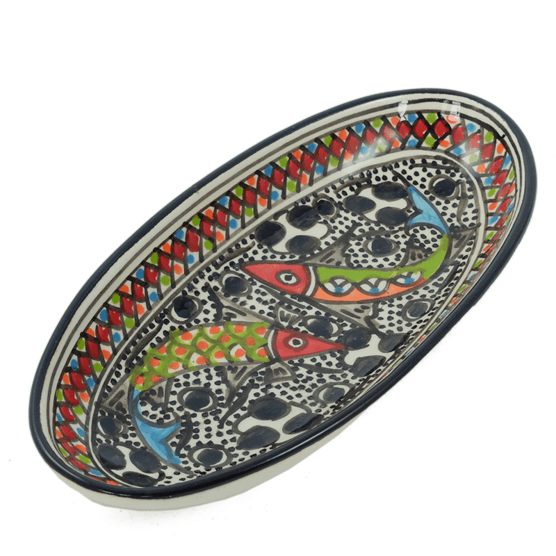 Rainbow Fish Oval Platter
