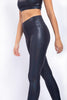 Black Holo Foil Legging