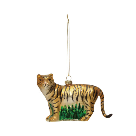 Tiger Painted Ornament
