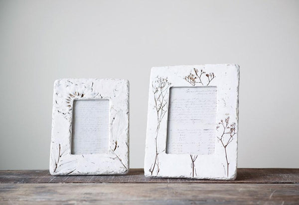 Resin Wildflower Photo Frame
