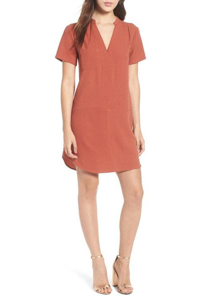 Hailey Crepe Dress in Bossa Nova