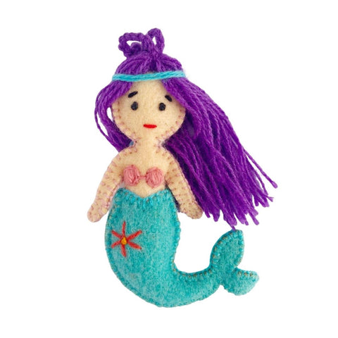 Mermaid Wool Ornament