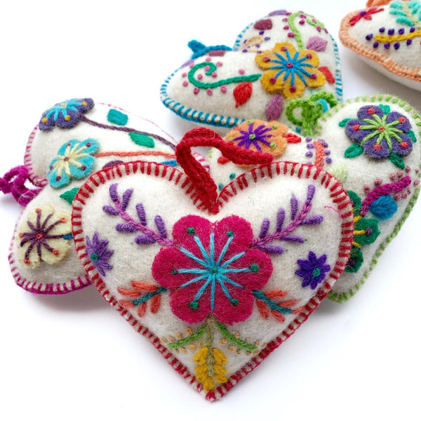 Colorful Heart Ornament
