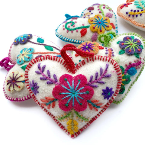 Colorful Heart Ornament