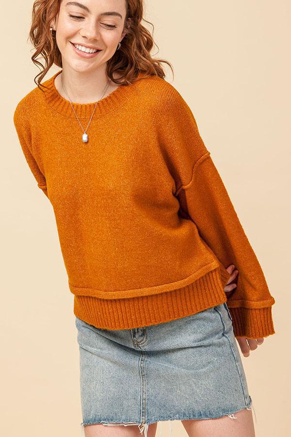 Nutmeg Varsity Sweater