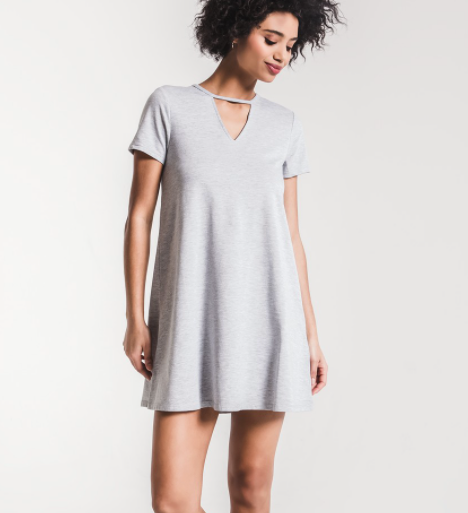 The Front Cutout Tee Dress