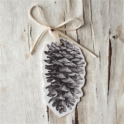 Pinecone Gift Tag